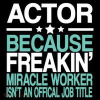 Miracle Worker Actor Job Title Backpack