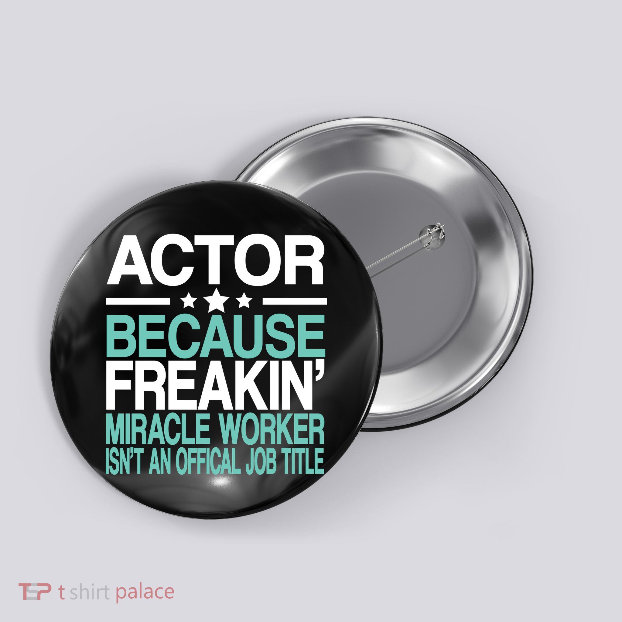 Miracle Worker Actor Job Title Button