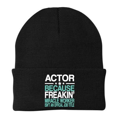 Miracle Worker Actor Job Title Beanie