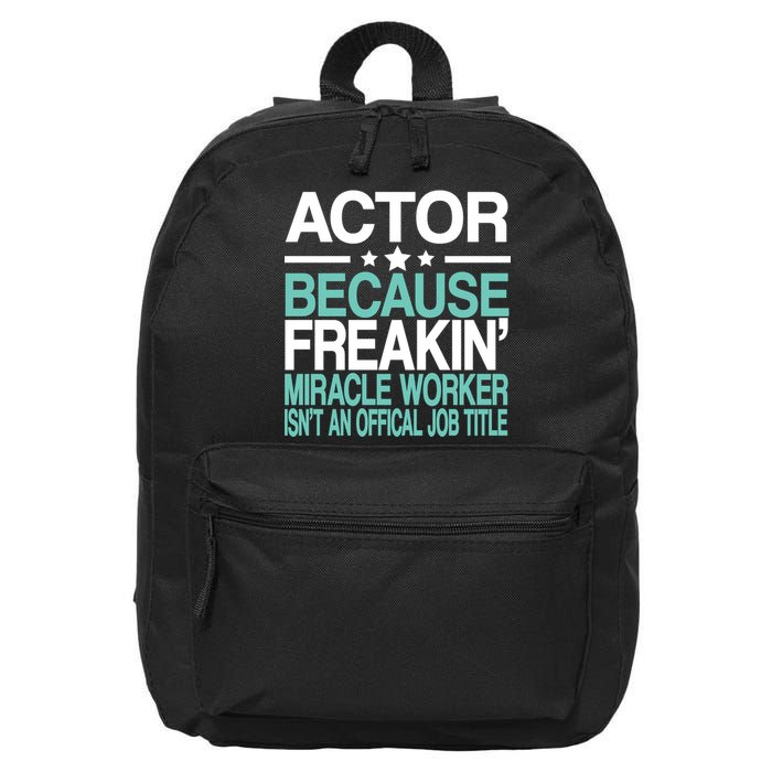 Miracle Worker Actor Job Title 16 in Basic Backpack