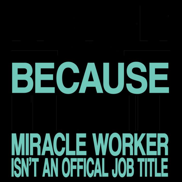 Miracle Worker Actor Job Title 16oz Travel Tumbler