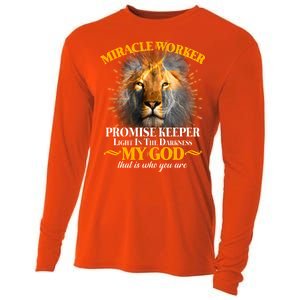 Miracle Worker Promise Keeper Lion Cooling Performance Long Sleeve Crew