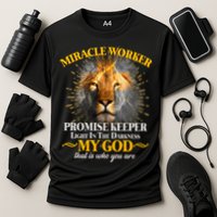 Miracle Worker Promise Keeper Lion Cooling Performance Crew T-Shirt