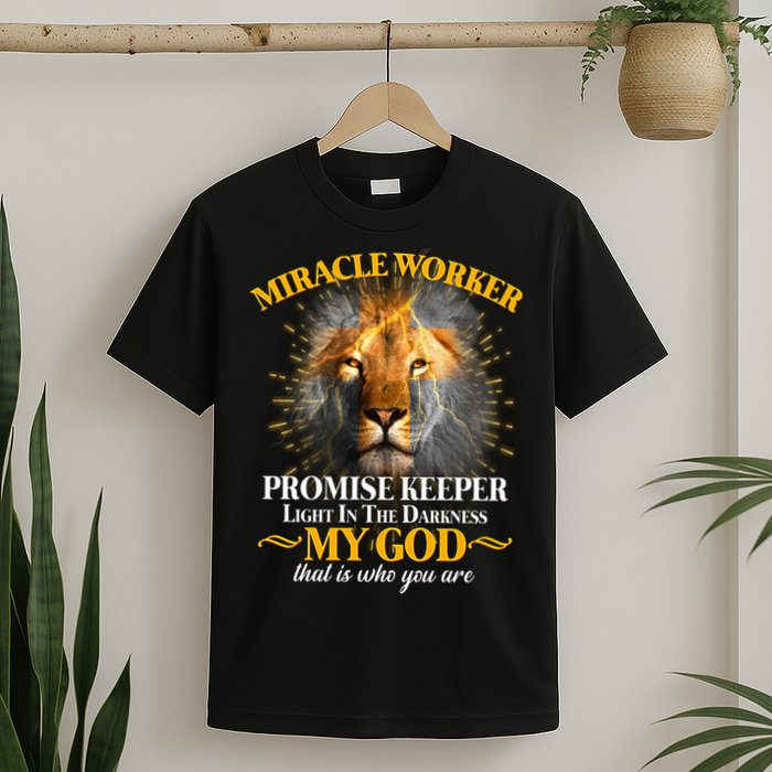 Miracle Worker Promise Keeper Lion T-Shirt