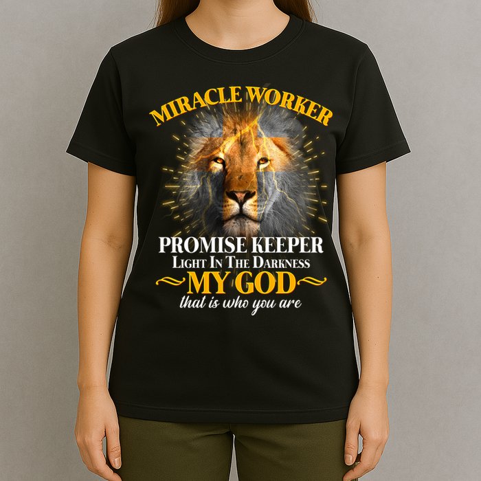 Miracle Worker Promise Keeper Lion T-Shirt