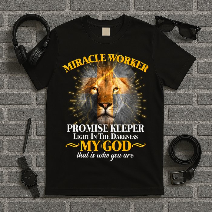 Miracle Worker Promise Keeper Lion T-Shirt