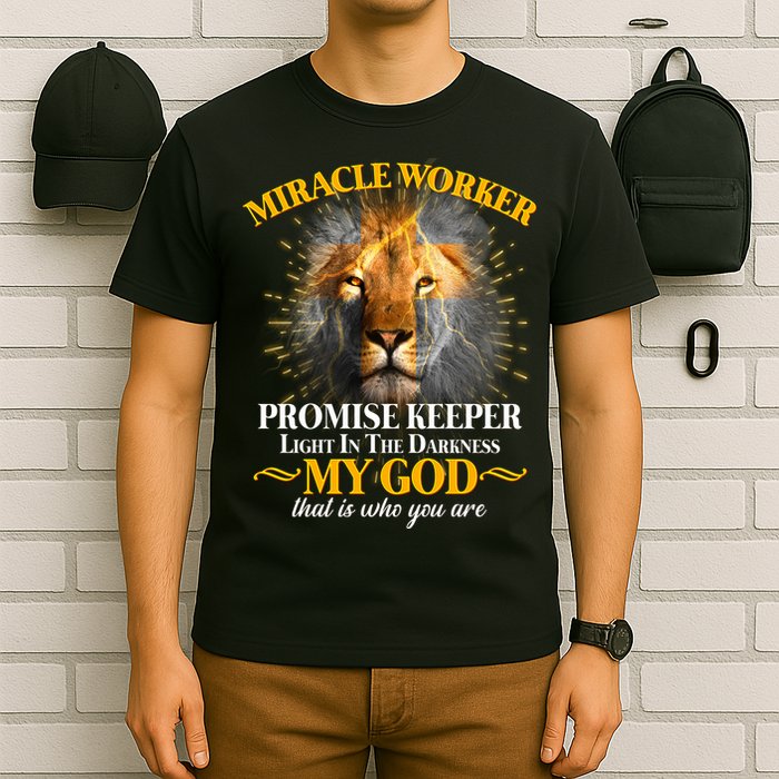 Miracle Worker Promise Keeper Lion T-Shirt