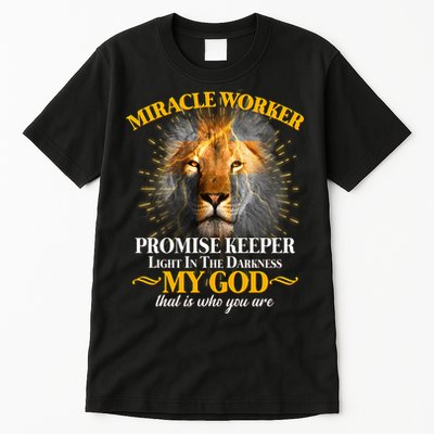 Miracle Worker Promise Keeper Lion Tall T-Shirt