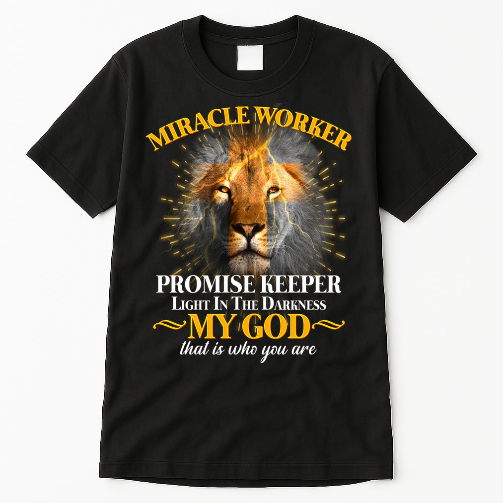 Miracle Worker Promise Keeper Lion Tall T-Shirt