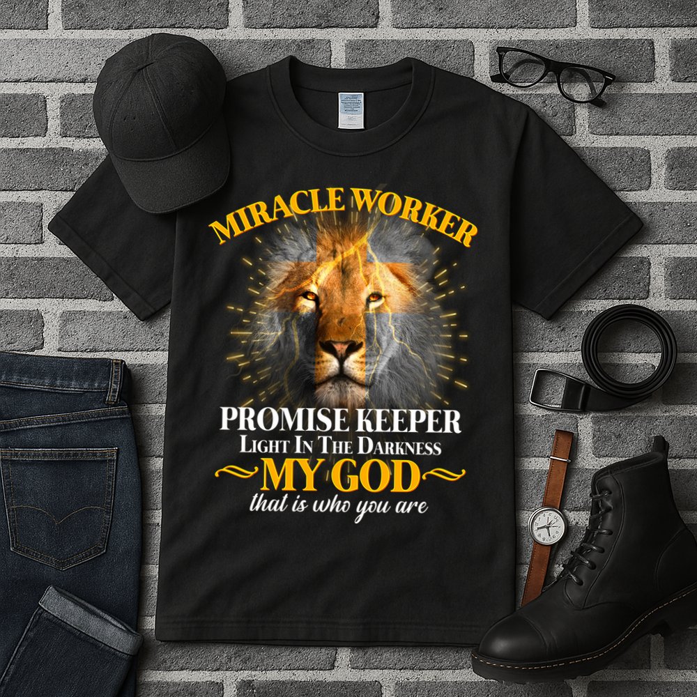 Miracle Worker Promise Keeper Lion Tall T-Shirt