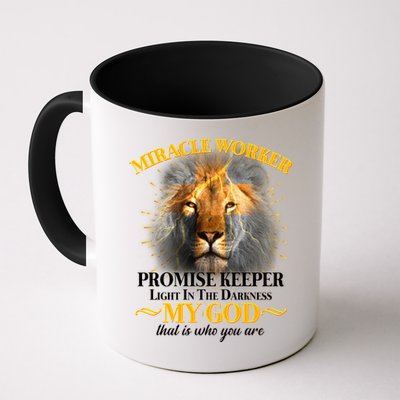 Miracle Worker Promise Keeper Lion Mug