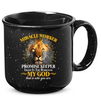 Miracle Worker Promise Keeper Lion 15oz Campfire Ceramic Mug