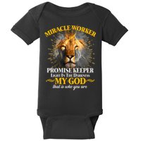 Miracle Worker Promise Keeper Lion Baby Bodysuit