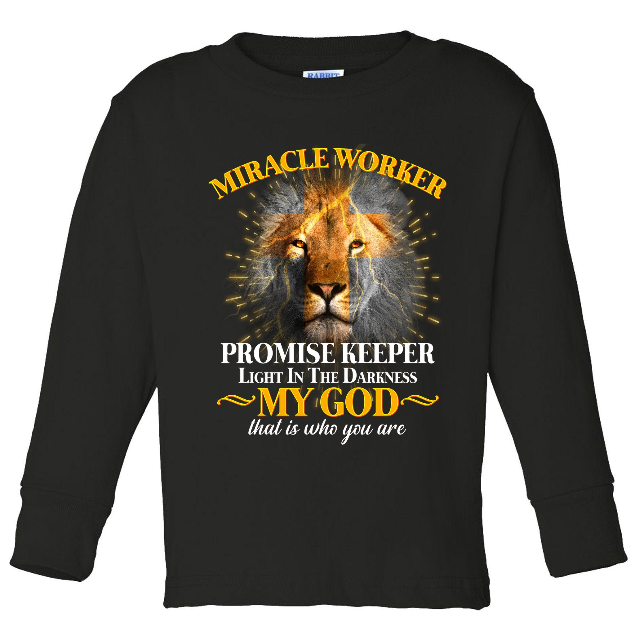 Miracle Worker Promise Keeper Lion Toddler Long Sleeve Shirt