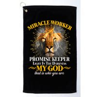 Miracle Worker Promise Keeper Lion Golf Towel
