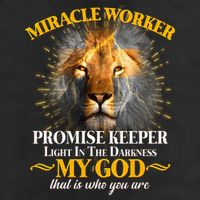 Miracle Worker Promise Keeper Lion Golf Towel