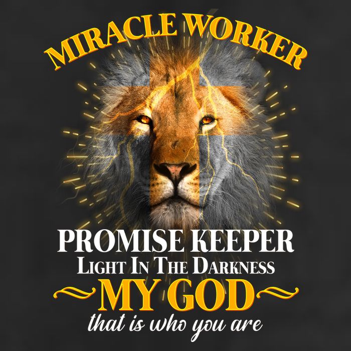 Miracle Worker Promise Keeper Lion Golf Towel
