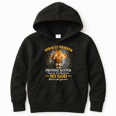 Miracle Worker Promise Keeper Lion Kids Hoodie