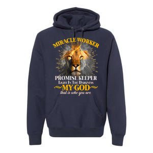 Miracle Worker Promise Keeper Lion Premium Hoodie