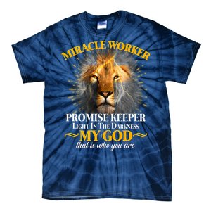 Miracle Worker Promise Keeper Lion Tie-Dye T-Shirt