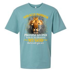 Miracle Worker Promise Keeper Lion Sueded Cloud Jersey T-Shirt