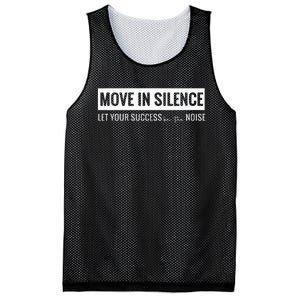 Move In Silence Let Your Success Be The Noise Mesh Reversible Basketball Jersey Tank