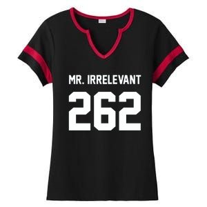 Mr Irrelevant San Francisco 262 Brock Hard Ladies Halftime Notch Neck Tee