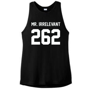 Mr Irrelevant San Francisco 262 Brock Hard Ladies PosiCharge Tri-Blend Wicking Tank