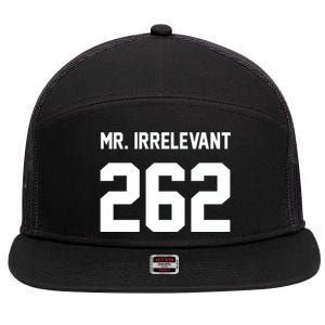 Mr Irrelevant San Francisco 262 Brock Hard 7 Panel Mesh Trucker Snapback Hat