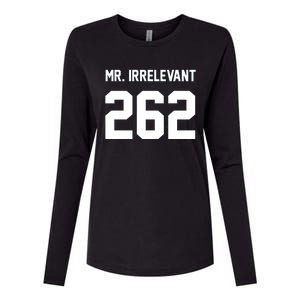 Mr Irrelevant San Francisco 262 Brock Hard Womens Cotton Relaxed Long Sleeve T-Shirt