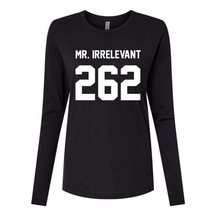 Mr Irrelevant San Francisco 262 Brock Hard Womens Cotton Relaxed Long Sleeve T-Shirt