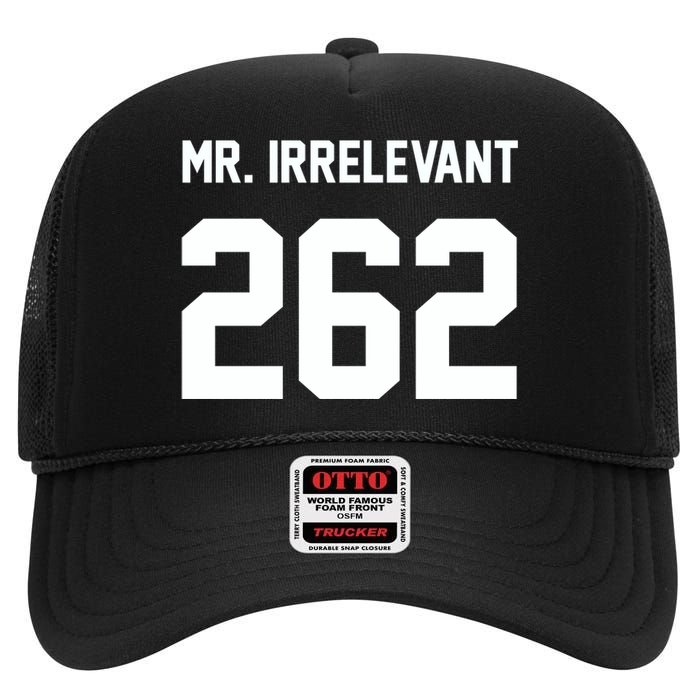 Mr Irrelevant San Francisco 262 Brock Hard High Crown Mesh Back Trucker Hat