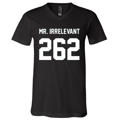 Mr Irrelevant San Francisco 262 Brock Hard V-Neck T-Shirt