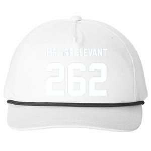 Mr Irrelevant San Francisco 262 Brock Hard Snapback Five-Panel Rope Hat