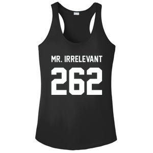 Mr Irrelevant San Francisco 262 Brock Hard Ladies PosiCharge Competitor Racerback Tank