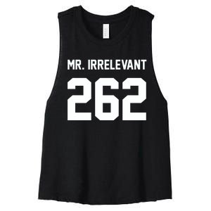 Mr Irrelevant San Francisco 262 Brock Hard Women's Racerback Cropped Tank