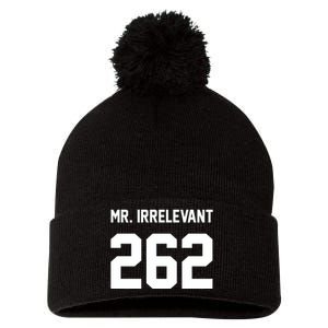 Mr Irrelevant San Francisco 262 Brock Hard Pom Pom 12in Knit Beanie