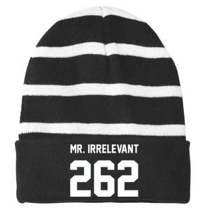 Mr Irrelevant San Francisco 262 Brock Hard Striped Beanie with Solid Band