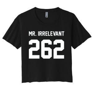 Mr Irrelevant San Francisco 262 Brock Hard Women's Crop Top Tee