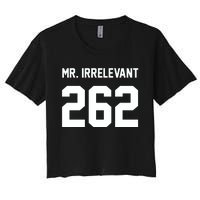 Mr Irrelevant San Francisco 262 Brock Hard Women's Crop Top Tee