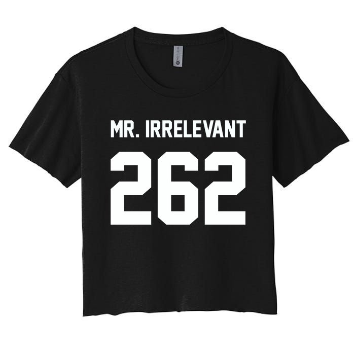 Mr Irrelevant San Francisco 262 Brock Hard Women's Crop Top Tee