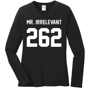 Mr Irrelevant San Francisco 262 Brock Hard Ladies Long Sleeve Shirt