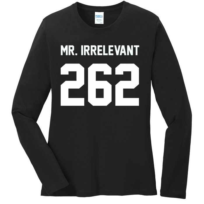 Mr Irrelevant San Francisco 262 Brock Hard Ladies Long Sleeve Shirt