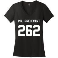 Mr Irrelevant San Francisco 262 Brock Hard Women's V-Neck T-Shirt