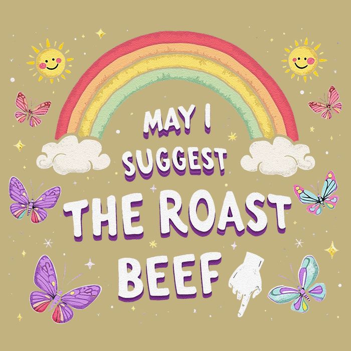 May I Suggest The Roast Beef Funny Inappropriate Adult Humor T-Shirt
