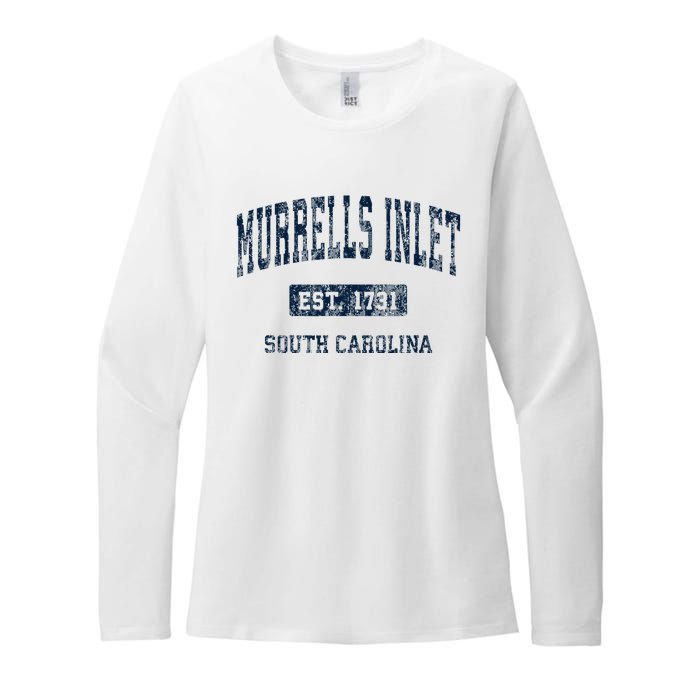 Murrells Inlet South Carolina Sc Vintage Athletic Sports Womens CVC Long Sleeve Shirt