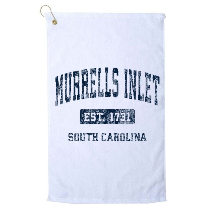 Murrells Inlet South Carolina Sc Vintage Athletic Sports Platinum Collection Golf Towel