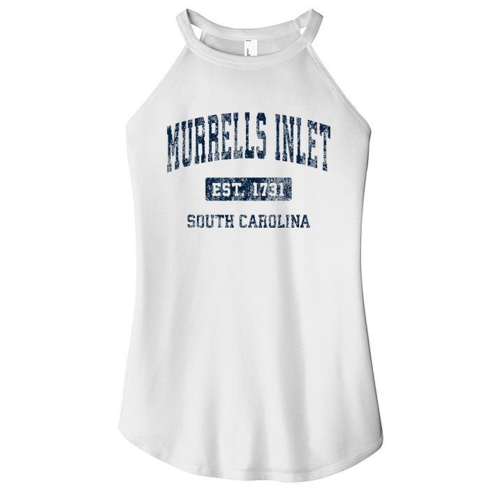 Murrells Inlet South Carolina Sc Vintage Athletic Sports Women's Perfect Tri Rocker Tank