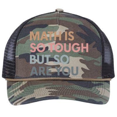 Math Is So Tough But So Are You Retro Rope Trucker Hat Cap