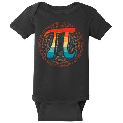 Math Is Simple As Pi Math Teacher Happy Pi Day Lover T-Shirt Baby Bodysuit